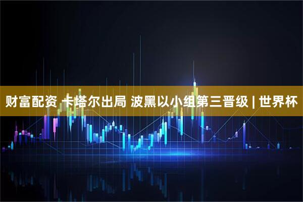 财富配资 卡塔尔出局 波黑以小组第三晋级 | 世界杯